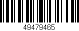Código de barras (EAN, GTIN, SKU, ISBN): '49479465'