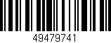 Código de barras (EAN, GTIN, SKU, ISBN): '49479741'