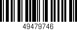Código de barras (EAN, GTIN, SKU, ISBN): '49479746'