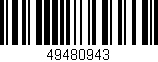 Código de barras (EAN, GTIN, SKU, ISBN): '49480943'