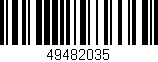 Código de barras (EAN, GTIN, SKU, ISBN): '49482035'