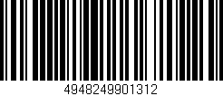 Código de barras (EAN, GTIN, SKU, ISBN): '4948249901312'