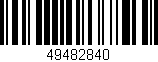 Código de barras (EAN, GTIN, SKU, ISBN): '49482840'