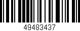Código de barras (EAN, GTIN, SKU, ISBN): '49483437'