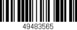 Código de barras (EAN, GTIN, SKU, ISBN): '49483565'
