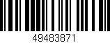 Código de barras (EAN, GTIN, SKU, ISBN): '49483871'