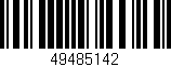 Código de barras (EAN, GTIN, SKU, ISBN): '49485142'