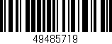Código de barras (EAN, GTIN, SKU, ISBN): '49485719'