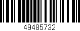 Código de barras (EAN, GTIN, SKU, ISBN): '49485732'