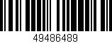 Código de barras (EAN, GTIN, SKU, ISBN): '49486489'