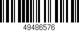 Código de barras (EAN, GTIN, SKU, ISBN): '49486576'