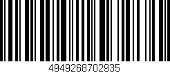 Código de barras (EAN, GTIN, SKU, ISBN): '4949268702935'