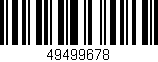 Código de barras (EAN, GTIN, SKU, ISBN): '49499678'