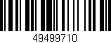 Código de barras (EAN, GTIN, SKU, ISBN): '49499710'
