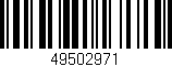 Código de barras (EAN, GTIN, SKU, ISBN): '49502971'
