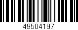 Código de barras (EAN, GTIN, SKU, ISBN): '49504197'