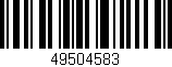 Código de barras (EAN, GTIN, SKU, ISBN): '49504583'