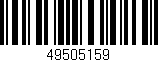Código de barras (EAN, GTIN, SKU, ISBN): '49505159'