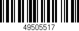 Código de barras (EAN, GTIN, SKU, ISBN): '49505517'