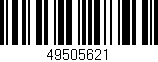 Código de barras (EAN, GTIN, SKU, ISBN): '49505621'