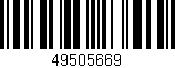 Código de barras (EAN, GTIN, SKU, ISBN): '49505669'