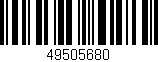 Código de barras (EAN, GTIN, SKU, ISBN): '49505680'
