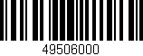 Código de barras (EAN, GTIN, SKU, ISBN): '49506000'