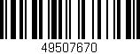 Código de barras (EAN, GTIN, SKU, ISBN): '49507670'