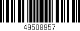 Código de barras (EAN, GTIN, SKU, ISBN): '49508957'