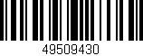 Código de barras (EAN, GTIN, SKU, ISBN): '49509430'