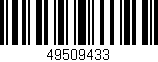 Código de barras (EAN, GTIN, SKU, ISBN): '49509433'