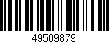 Código de barras (EAN, GTIN, SKU, ISBN): '49509879'