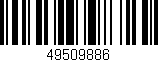 Código de barras (EAN, GTIN, SKU, ISBN): '49509886'