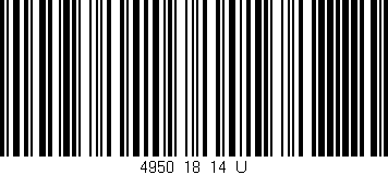 Código de barras (EAN, GTIN, SKU, ISBN): '4950_18_14_U'