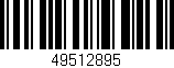 Código de barras (EAN, GTIN, SKU, ISBN): '49512895'