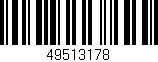 Código de barras (EAN, GTIN, SKU, ISBN): '49513178'