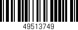 Código de barras (EAN, GTIN, SKU, ISBN): '49513749'