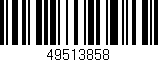 Código de barras (EAN, GTIN, SKU, ISBN): '49513858'