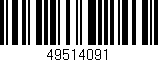 Código de barras (EAN, GTIN, SKU, ISBN): '49514091'