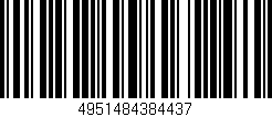 Código de barras (EAN, GTIN, SKU, ISBN): '4951484384437'