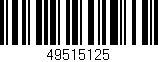 Código de barras (EAN, GTIN, SKU, ISBN): '49515125'