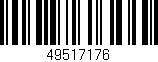 Código de barras (EAN, GTIN, SKU, ISBN): '49517176'