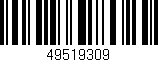 Código de barras (EAN, GTIN, SKU, ISBN): '49519309'