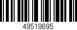 Código de barras (EAN, GTIN, SKU, ISBN): '49519695'