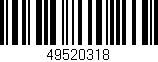 Código de barras (EAN, GTIN, SKU, ISBN): '49520318'