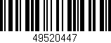 Código de barras (EAN, GTIN, SKU, ISBN): '49520447'