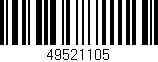 Código de barras (EAN, GTIN, SKU, ISBN): '49521105'