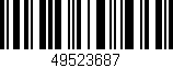 Código de barras (EAN, GTIN, SKU, ISBN): '49523687'