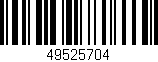 Código de barras (EAN, GTIN, SKU, ISBN): '49525704'