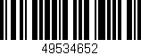 Código de barras (EAN, GTIN, SKU, ISBN): '49534652'